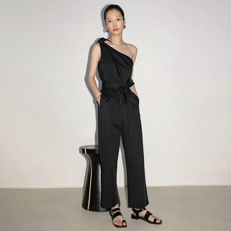 又酷又飒的女生裤装穿搭,又酷又飒的连体裤