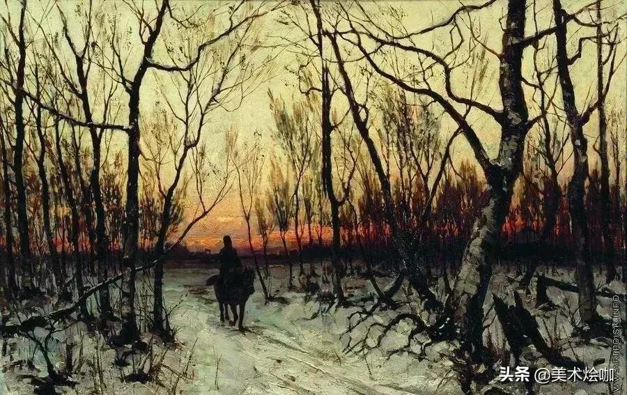 俄罗斯画家的风景油画,俄罗斯画家的油画艺术美到极致