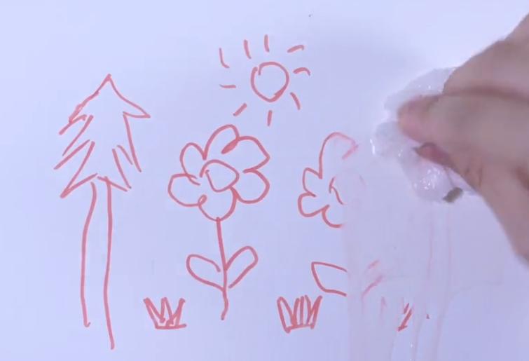 如何去除孩子涂在墙上的笔迹,墙上笔渍怎么去除小窍门