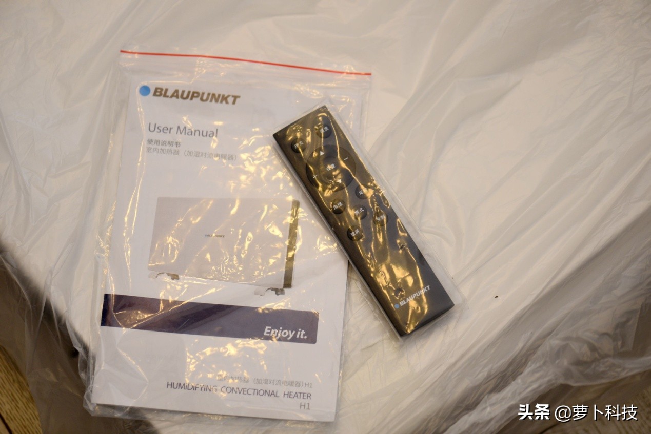 大户型取暖加湿一机搞定,德国蓝宝H1智能对流电暖气评测
