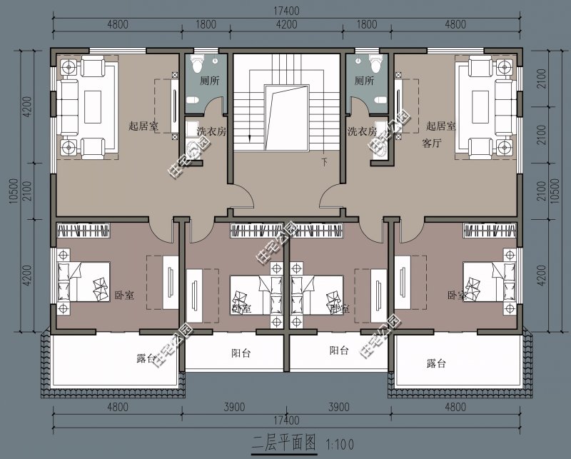 10套二层农村别墅图便宜又好看,50套农村二层别墅图纸及价格