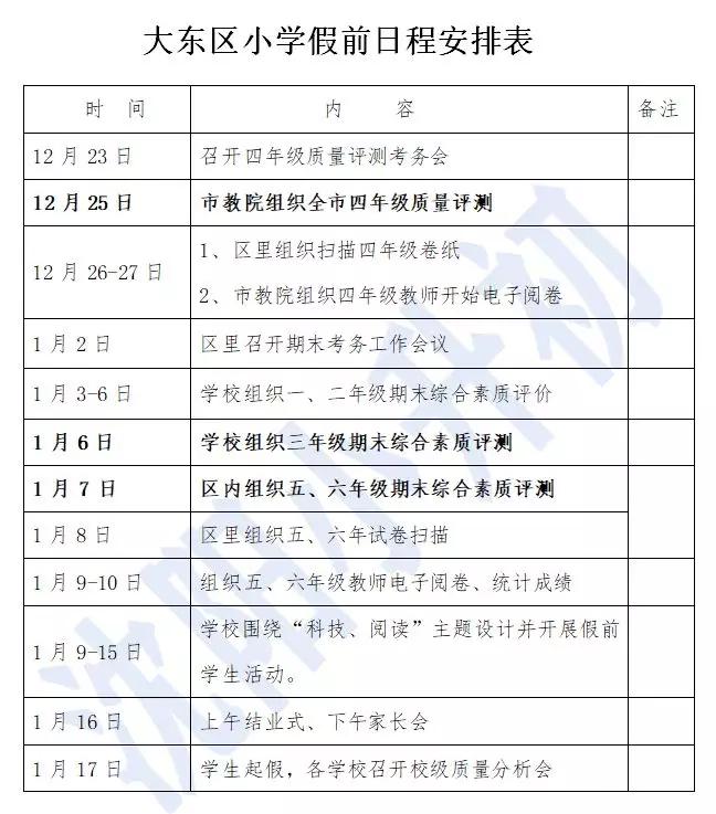 沈阳市五年级期末考试时间是几号,沈阳期末考试时间表