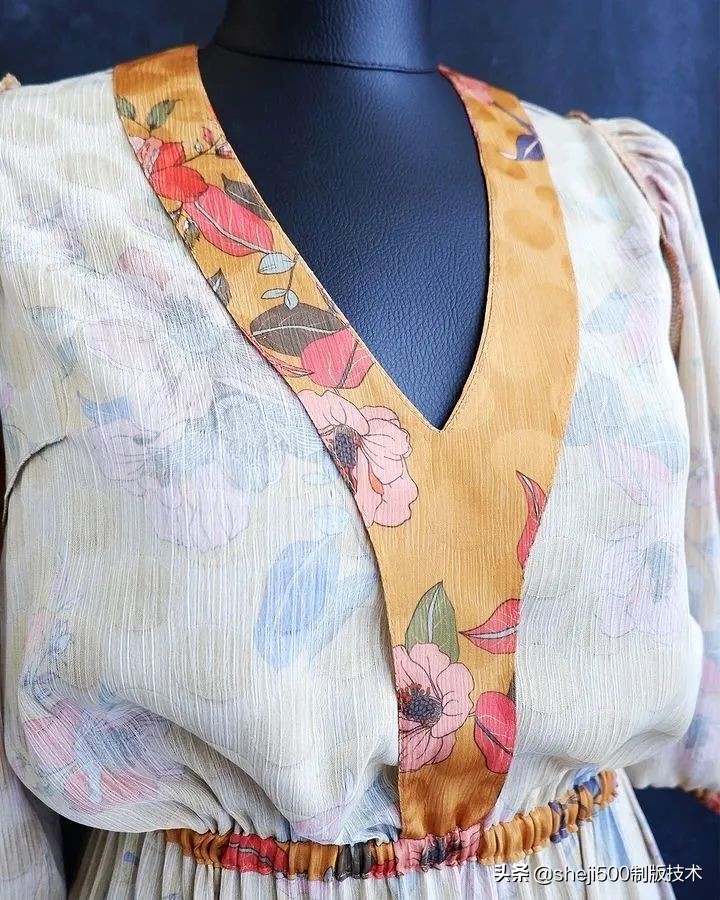 v领雪纺连衣裙领口大了怎么办,雪纺连衣裙领口大了怎么改小窍门