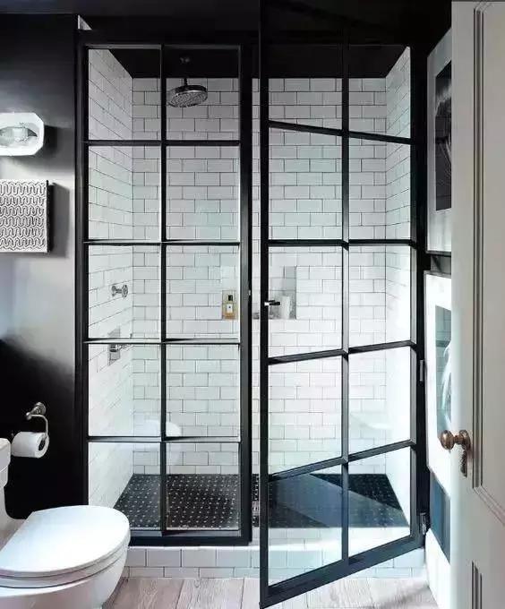 高颜值黑框玻璃,家装玻璃风格