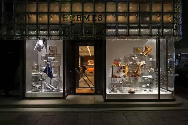 2016年成都爱马仕橱窗,爱马仕东京银座橱窗设计