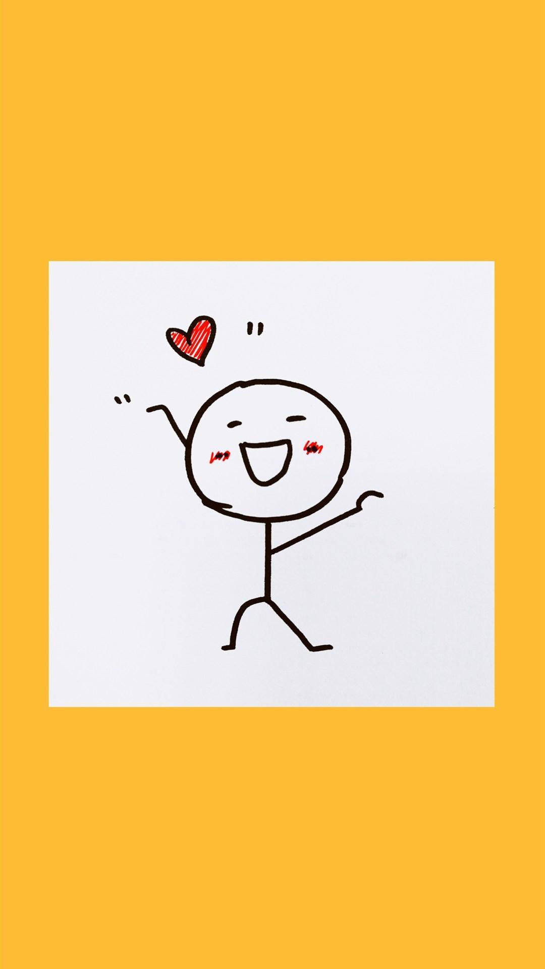 简笔画火柴人壁纸,简笔画火柴人手绘