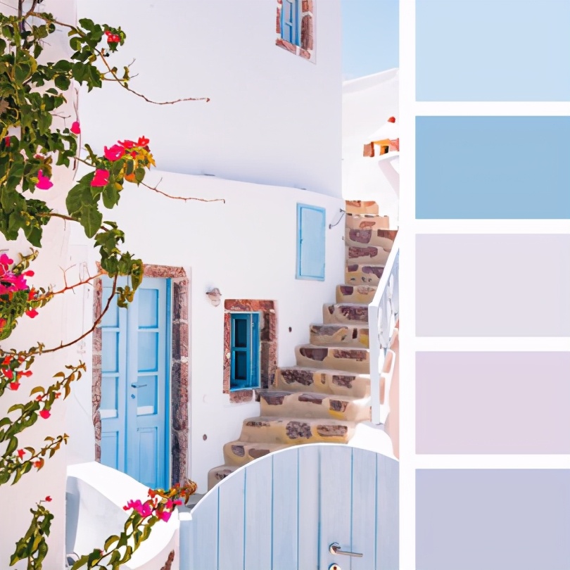 最佳紫色配色,柔和颜色搭配表及效果图片