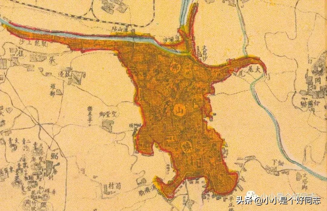 佛山南海之前的旧地图,旧佛山地图