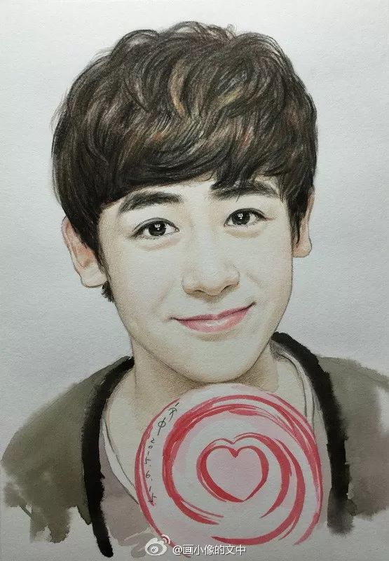 比起打印画，美院毕业的他，笔下这种彩铅水彩画才好看哭了~