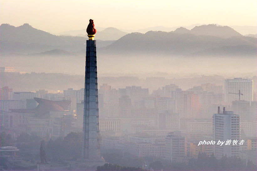 朝鲜的空气总是灰蒙蒙的,朝鲜雾霾