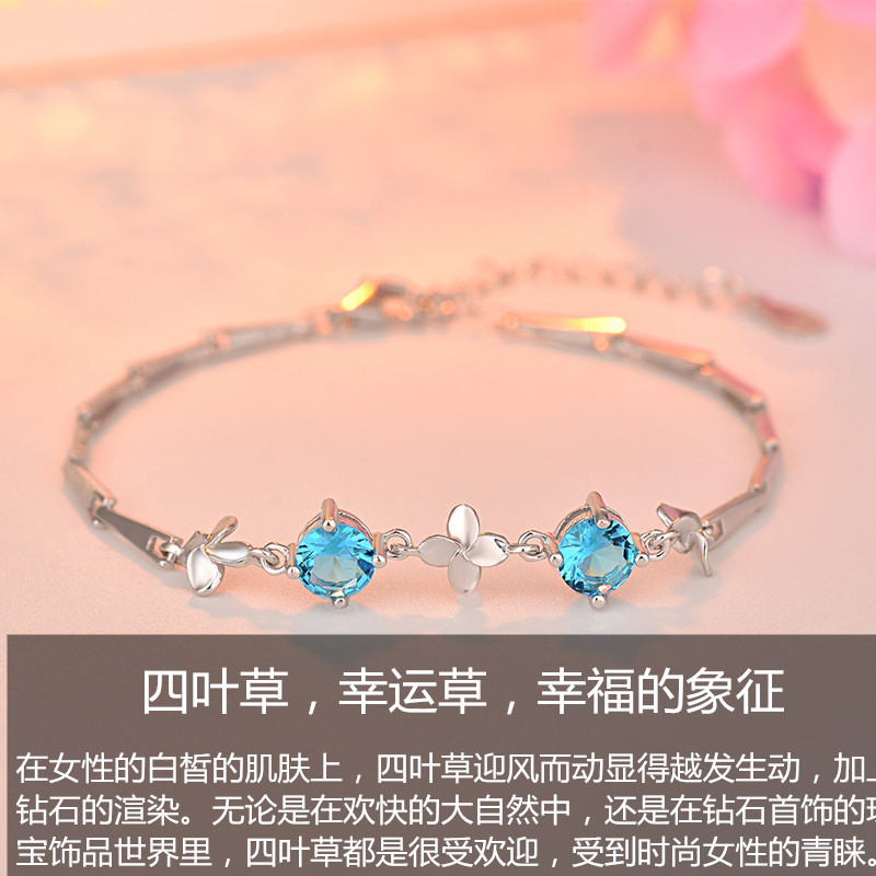 四叶草玫瑰金套链的卖点和寓意,au750项链四叶草套链寓意