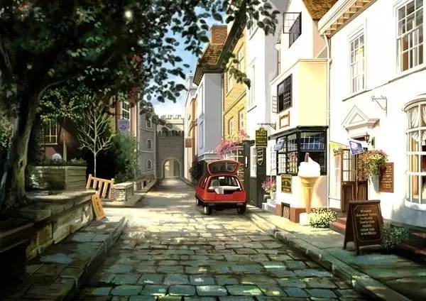 一组非常有意境的动画场景