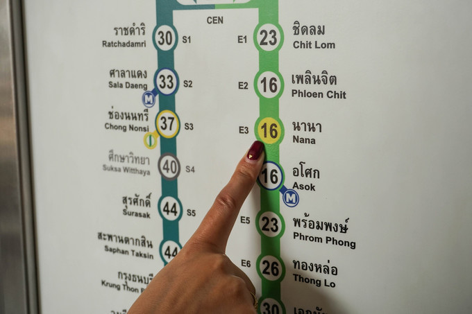 泰国坐bts和地铁,泰国bts怎么坐