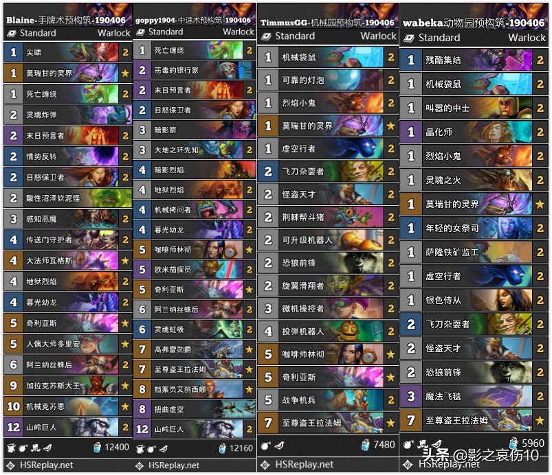 炉石传说沉没之城德鲁伊卡组,炉石传说对决模式12胜卡组