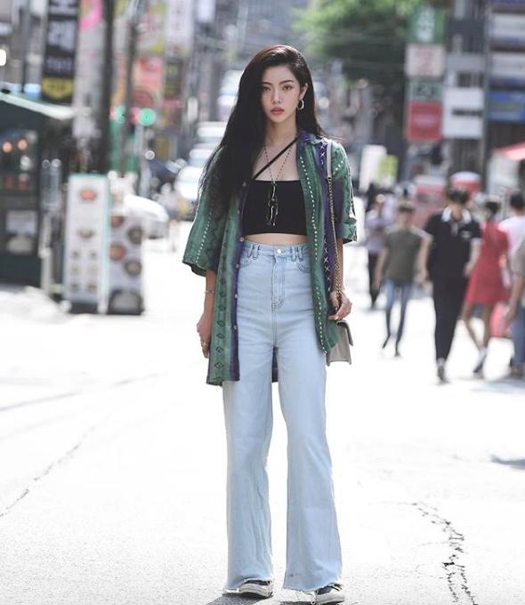 韩国小姐姐居家时尚穿搭,韩国小姐姐的穿搭有多好看