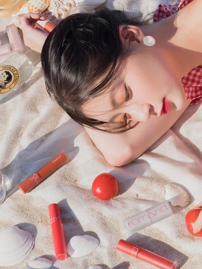 romand唇釉全线试色,romand唇釉试色13和14