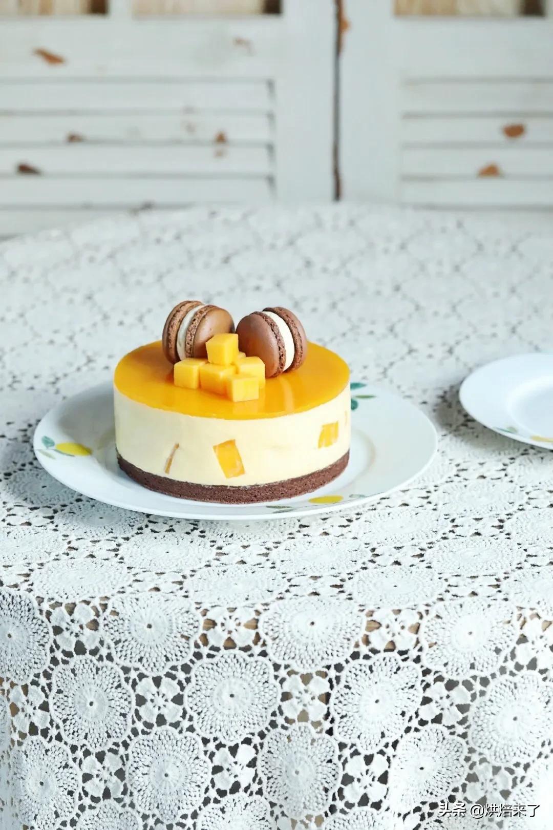 奶酪版的芒果慕斯,6寸芒果奶酪慕斯的配方