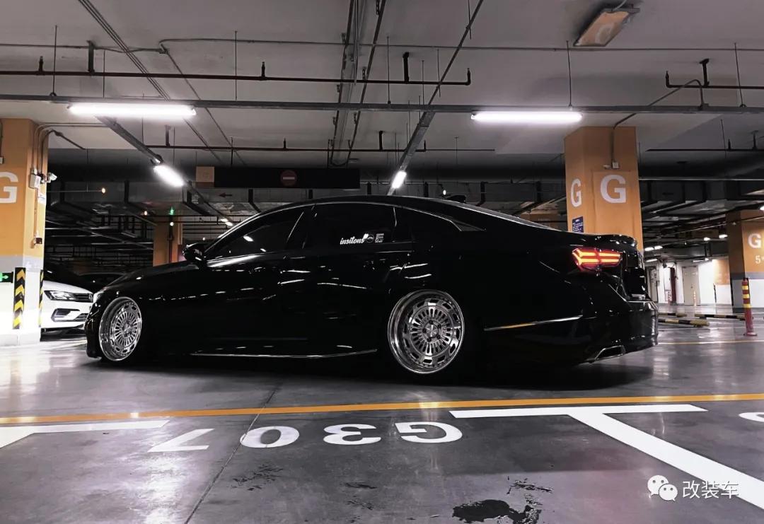 雅阁改装黑武士大包围和低趴,七代雅阁黑武士轮毂