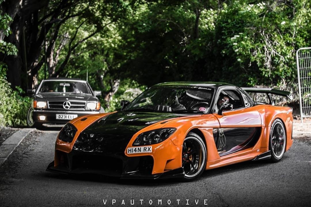 rx-7fd3s白色赛车,rx-7fd3s地平线