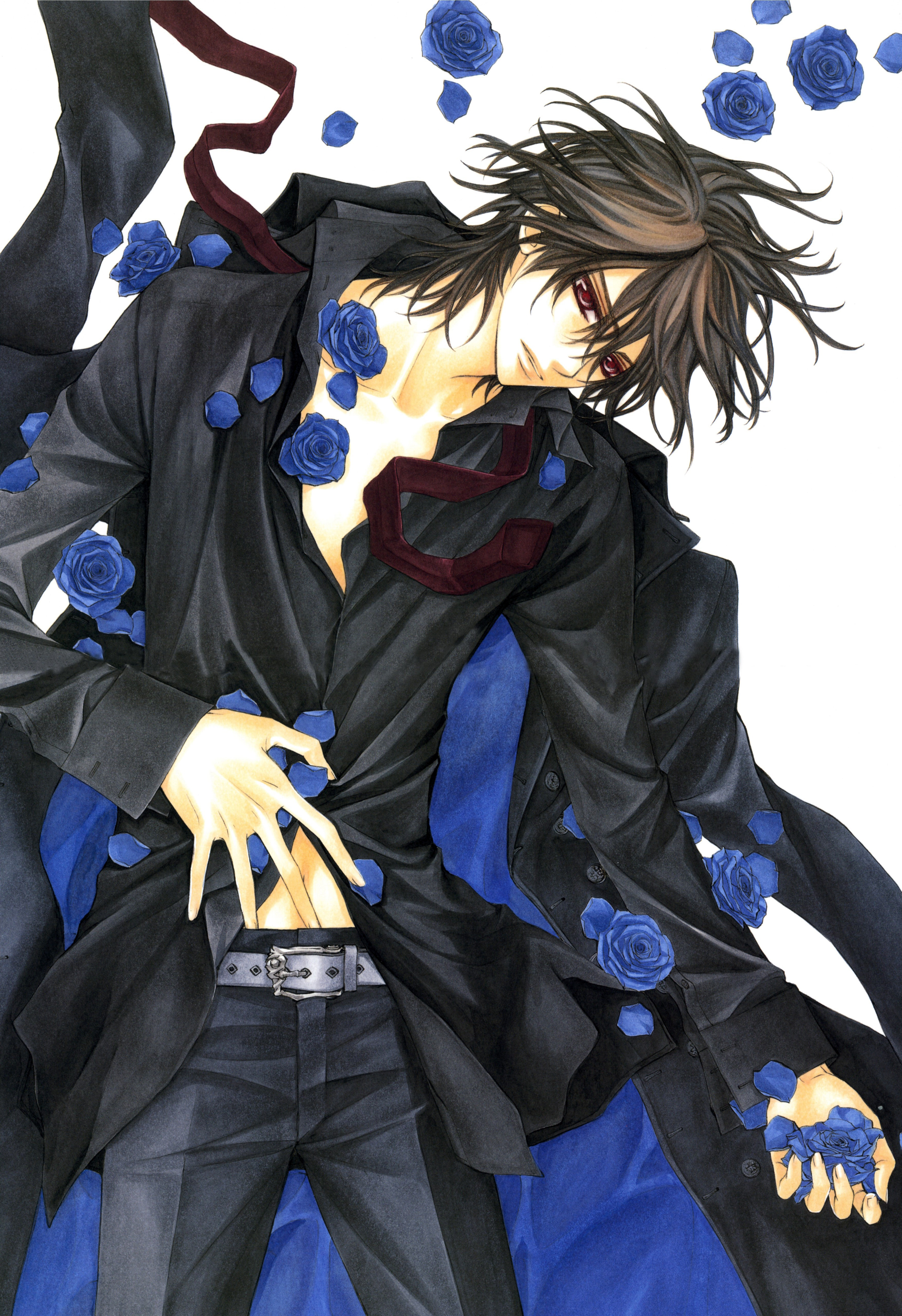 有关帅气吸血鬼的漫画图片,画风超精致的日本吸血鬼漫画