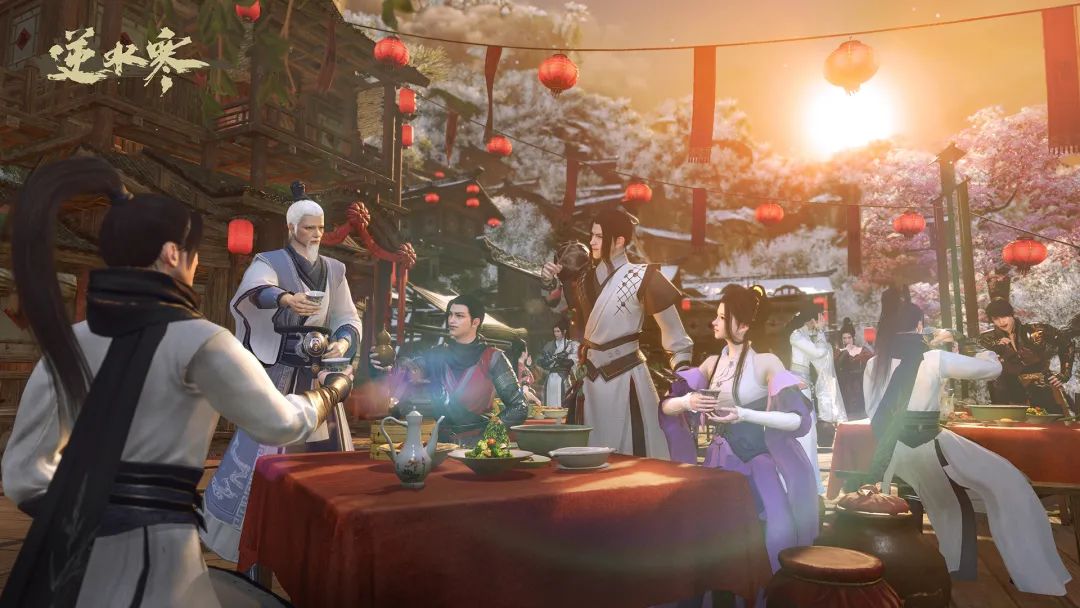 逆水寒免点卡搬砖,逆水寒春节新服惊现云玩家