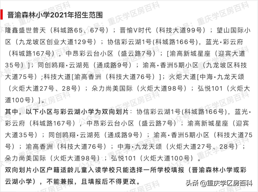 九龙坡区示范小学名单,九龙坡区新规划的小学