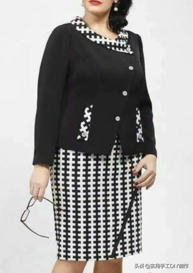 布艺背心套裙,妈妈装40-50岁洋气时髦新款套裙