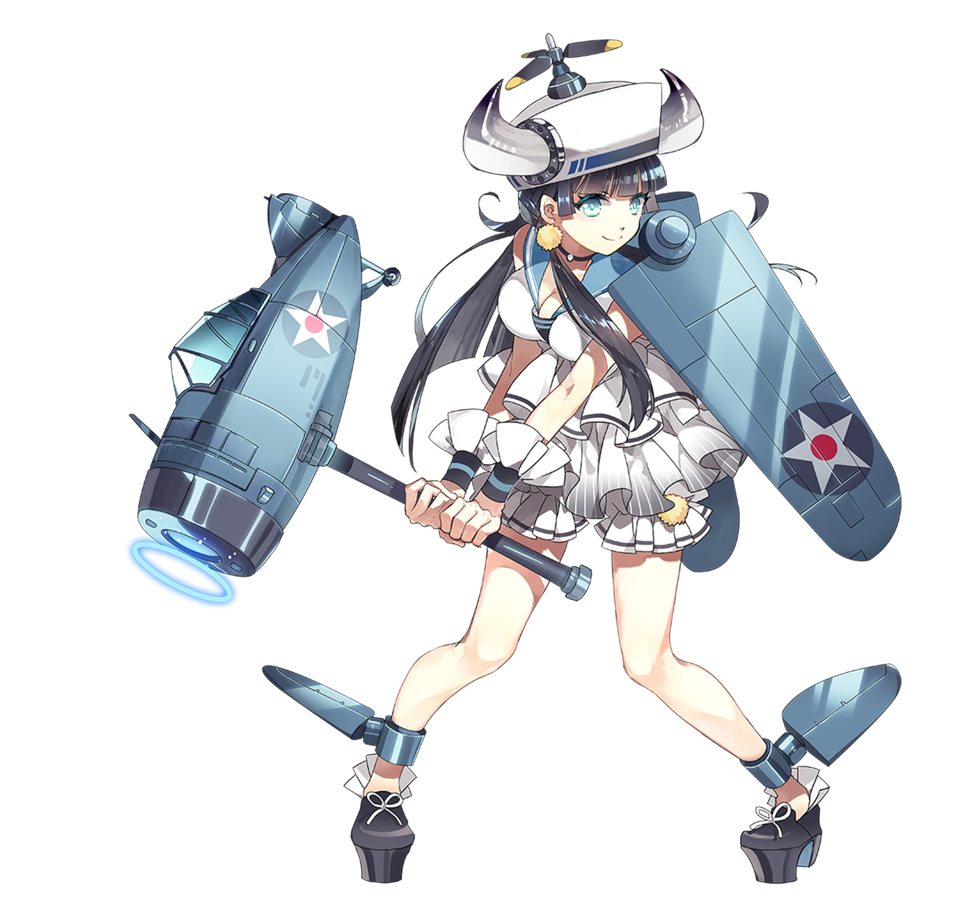 《苍穹战线》超过百种萌点各异的机娘，精美立绘原画插画卡牌欣赏