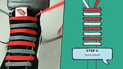 夏天鞋带这样系好穿又时髦,把鞋带怎么绑更紧