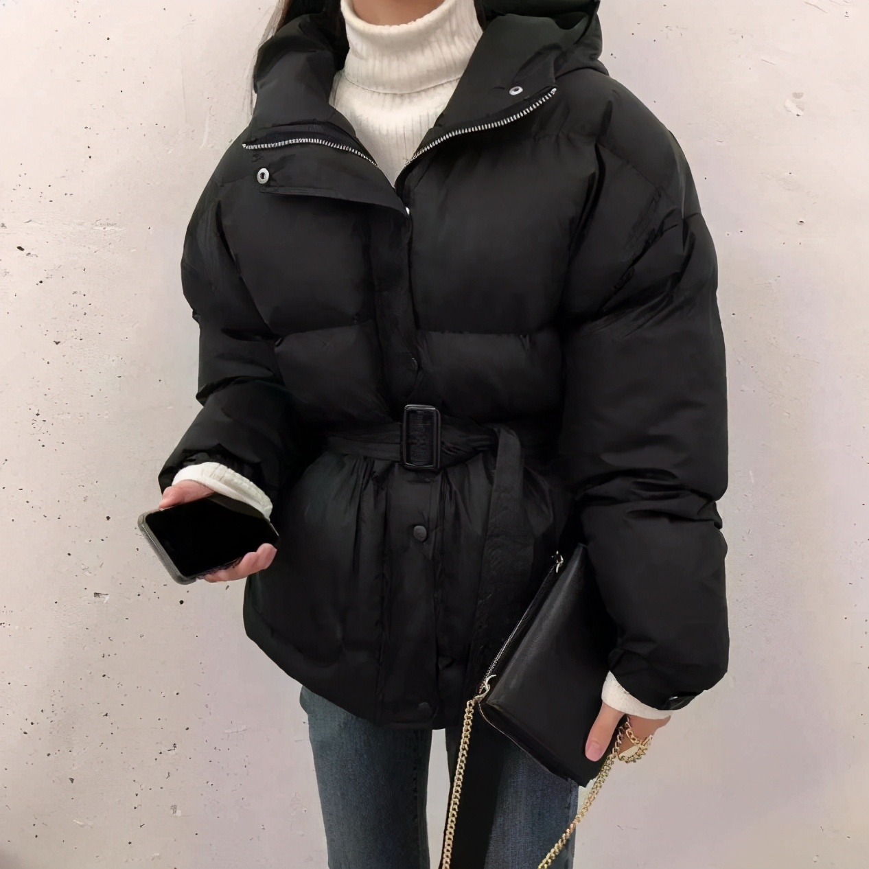 冬天穿得好臃肿,冬天穿的臃肿怎么办