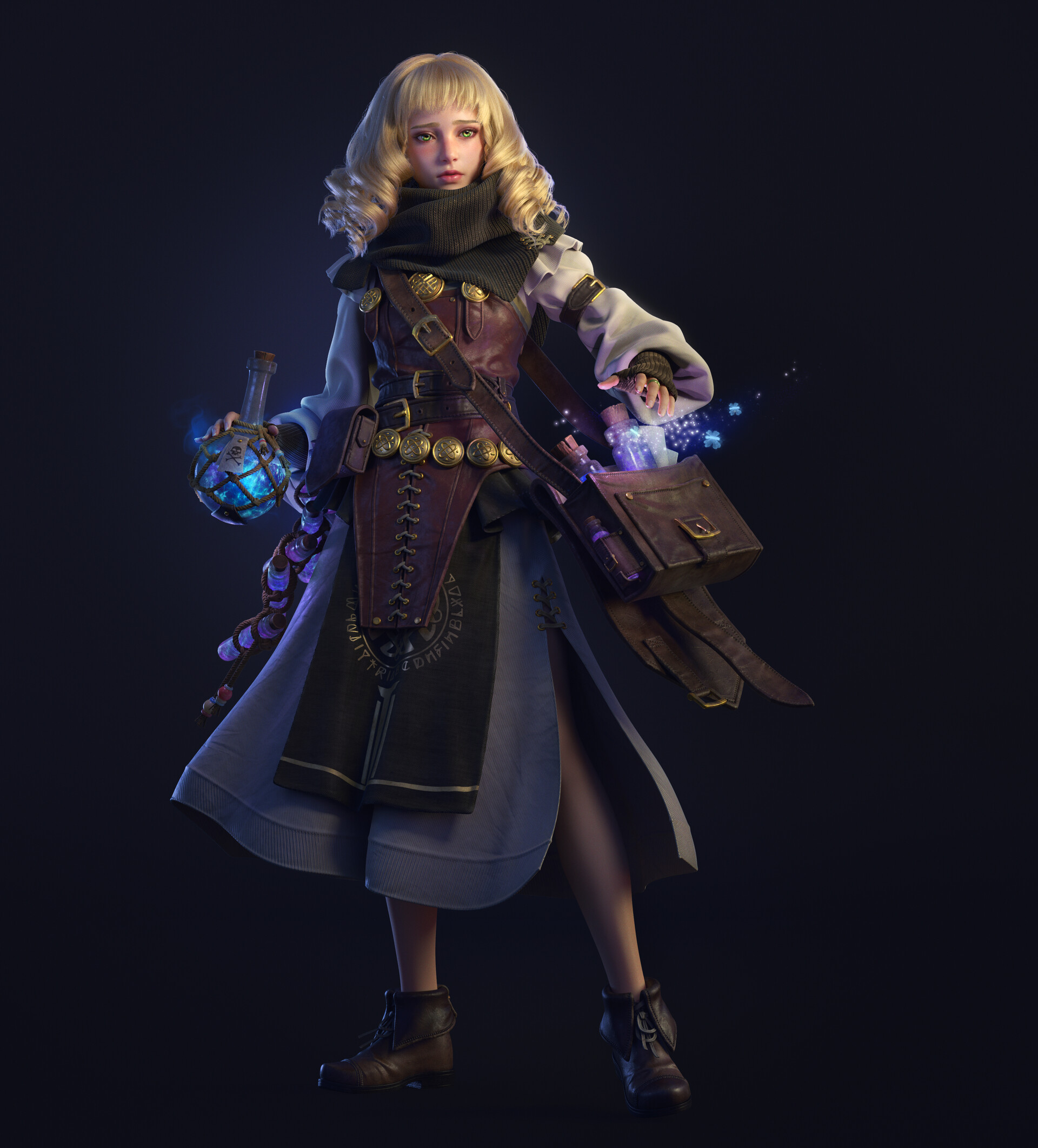 国漫建模非常好的动漫,3dmax建模动漫人物