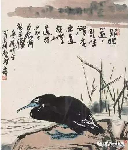 潘天寿荷花题画诗全集,日课潘天寿题画诗二首