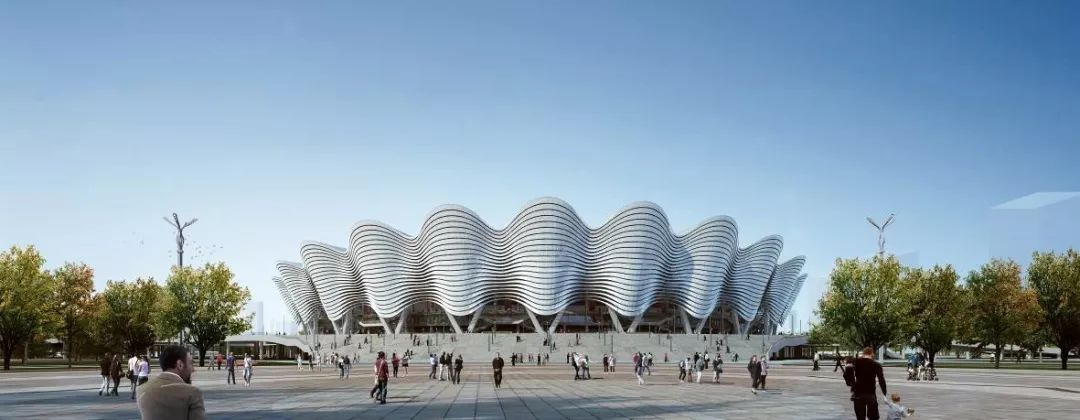 西安奥体中心石榴花体育馆,西安奥体中心全景剧透