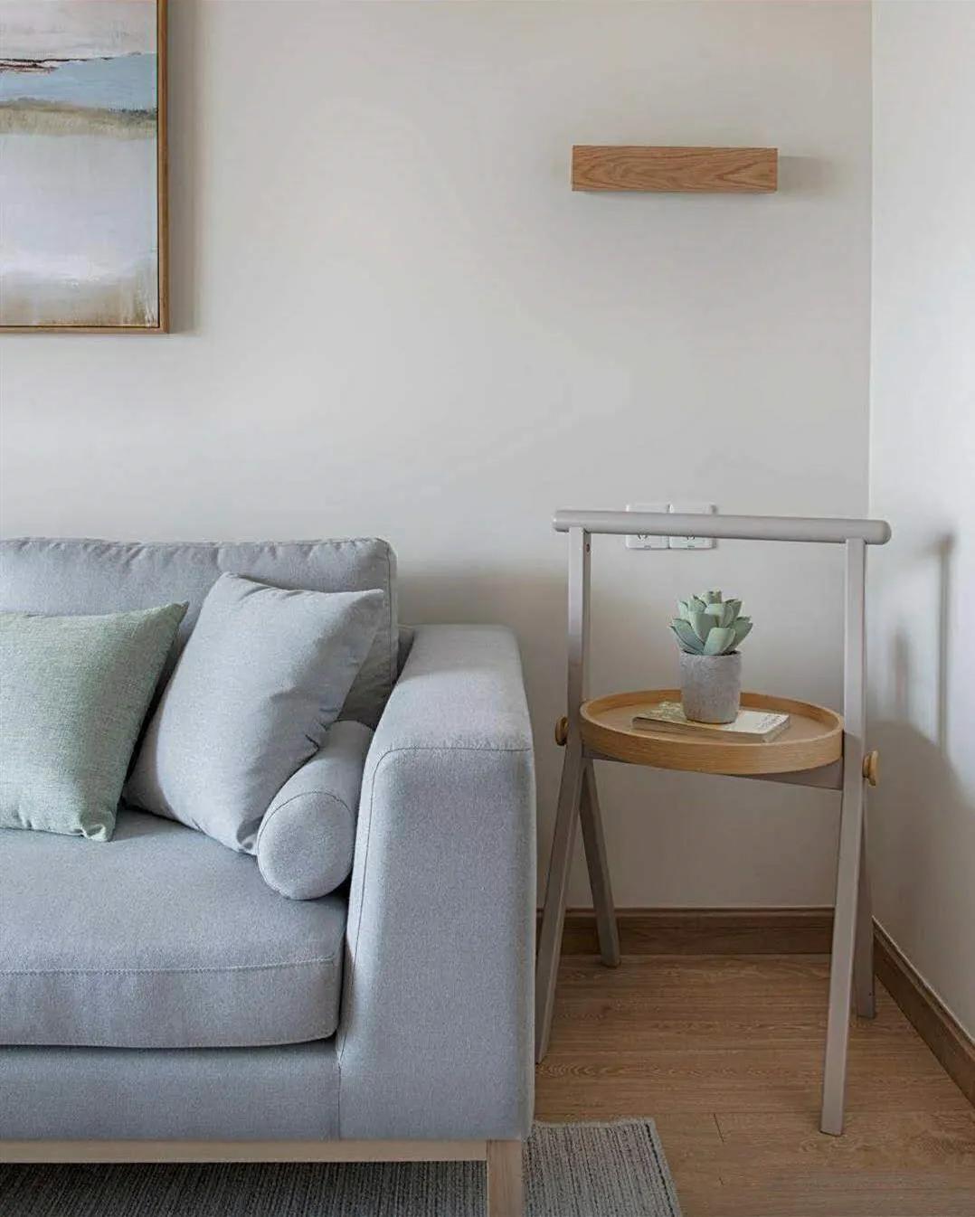 原木风茶室20平方空间装修效果图,100平方小户型原木风带茶室设计