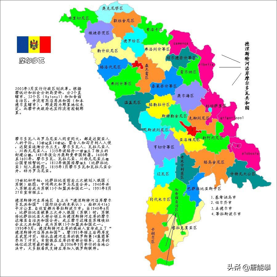 摩尔多瓦是个什么样的国家,摩尔多瓦的国家简介