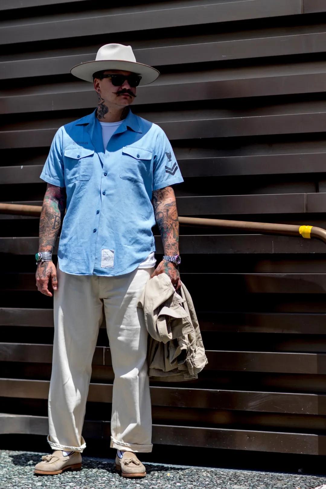 中年胖男人夏天衣服搭配大全,夏天胖的人怎么穿衣服才好看