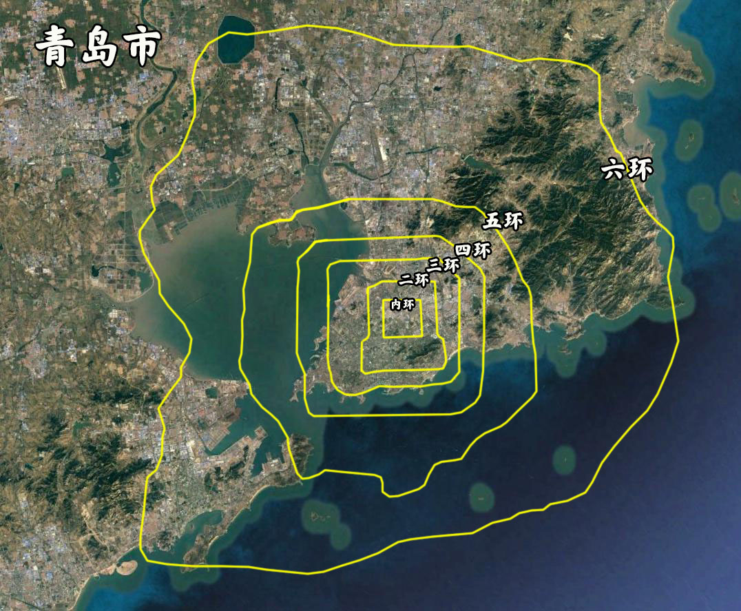 同比例面积城市对比,北京五环图对比各大城市