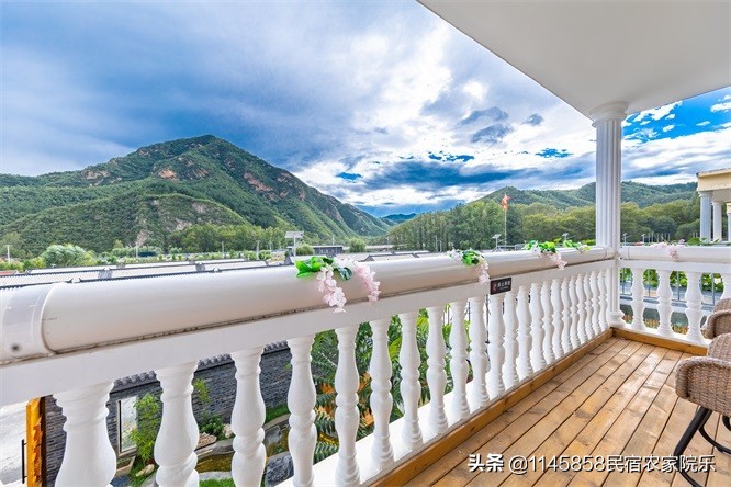 怀柔简约私汤山景独立民宿,怀柔云山中民宿