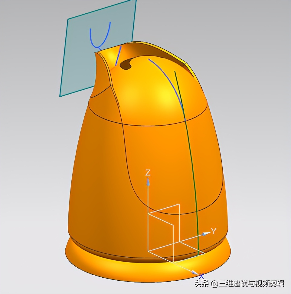ug12.0咖啡壶实体建模,ug12.0曲面建模实例100例