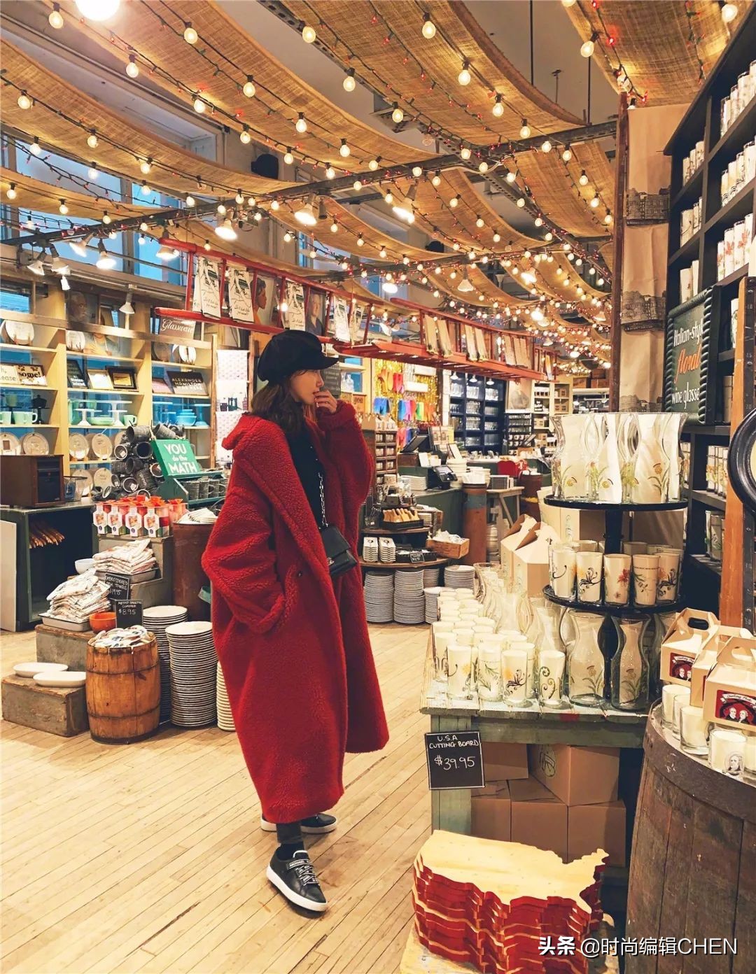 林允儿穿西装散步,林允儿荧光绿色毛衣穿出了奶粉味