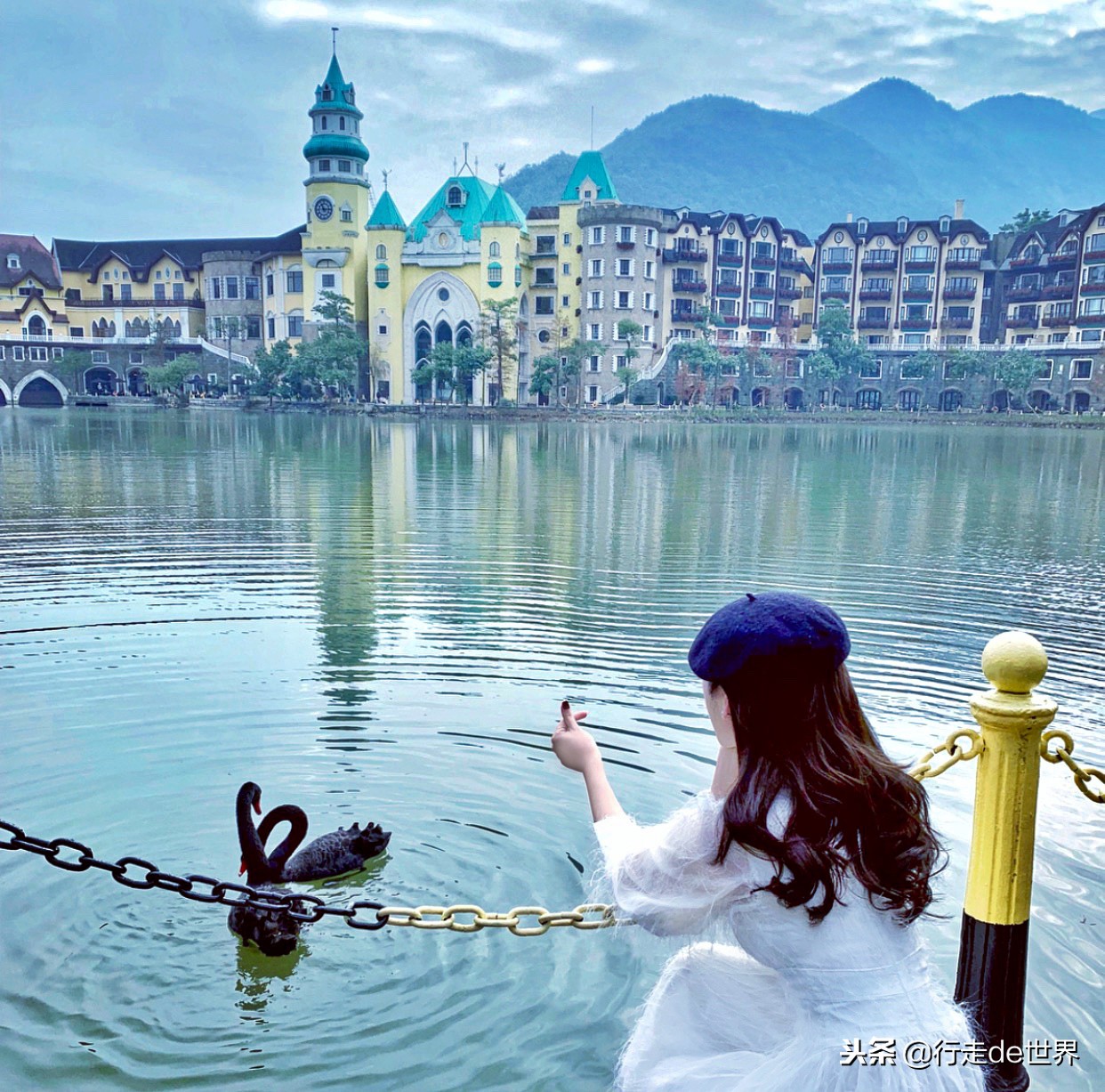 超多网红小姐姐打卡,网红温泉云瑶谷温泉