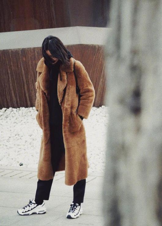 网红穿的泰迪熊大衣,泰迪大衣明星同款杨幂