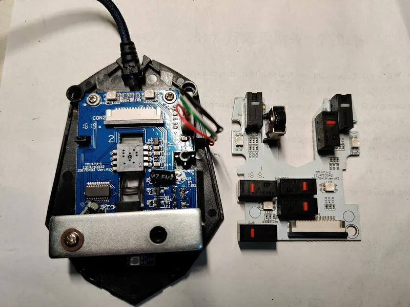 达尔优六代鼠标,达尔优鼠标维修