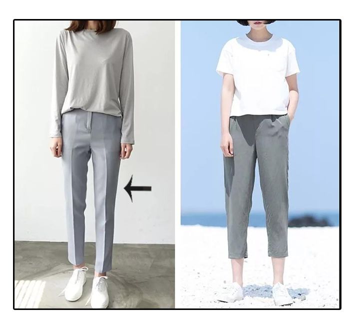 烟管裤秋冬搭配什么外搭,白裤子秋冬烟管裤穿搭