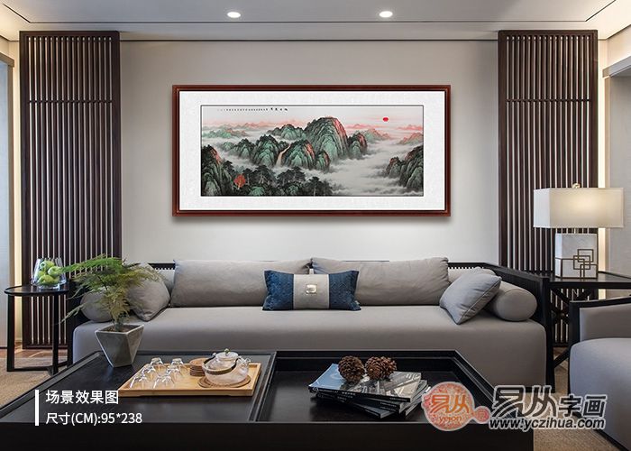 这四款家居装饰画挂家越看越好看,客厅墙壁装饰画高级感