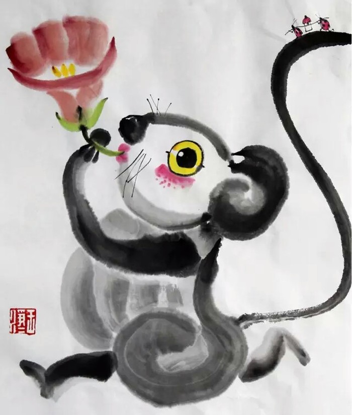 儿童国画作品,儿童国画学习