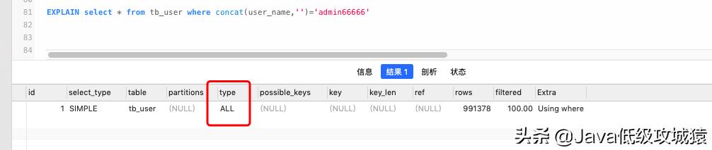 mysql查看索引关键字,mysql查看索引信息