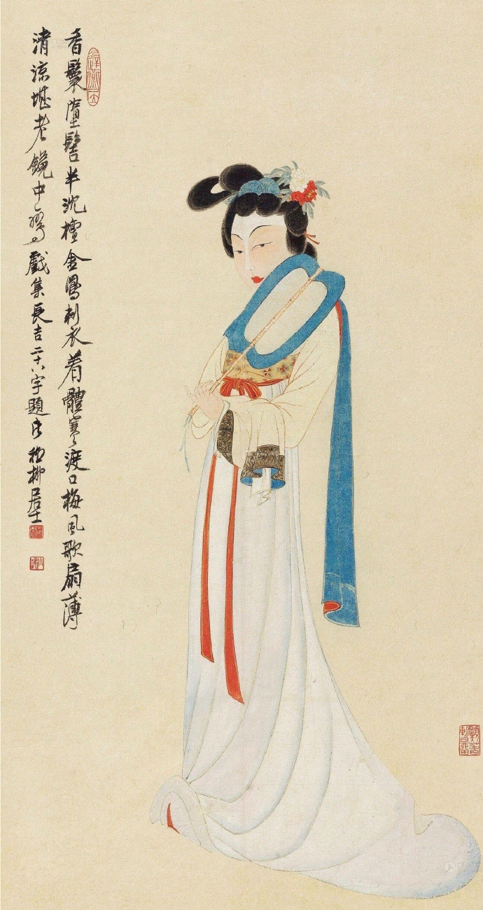 张大千的画高清图片大全,张大千的精品