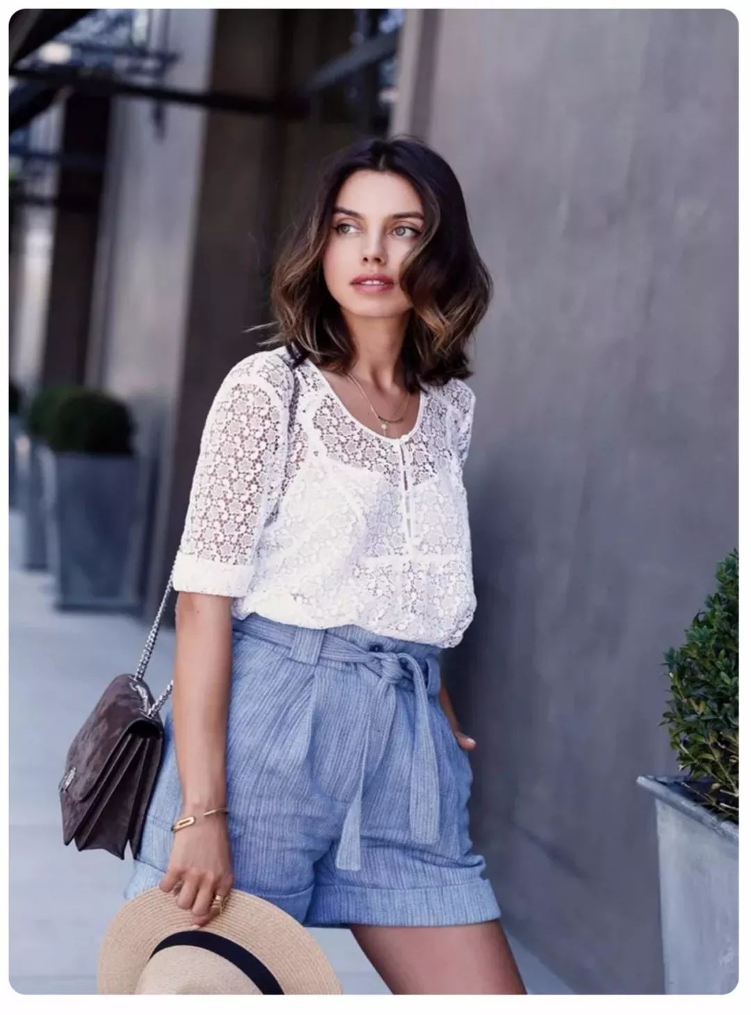 夏天穿蓝色短裤上衣穿什么好看,夏天哪几种短裤不要穿