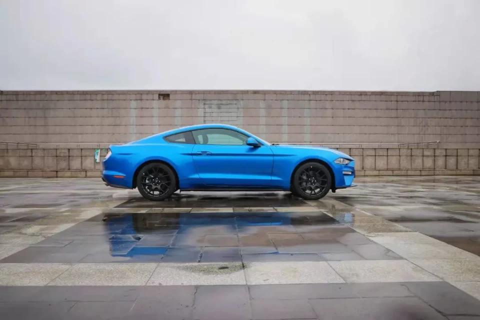 福特mustang2.3t提速测试,试驾福特野马mustang5.0